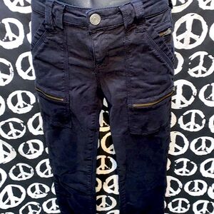 JOIE BLACK ZIPPER-ANKLE/POCKET JEANS SZ 26